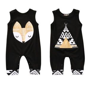 Baby Boy & Girl Foxy Cotton Romper & Jumpsuit